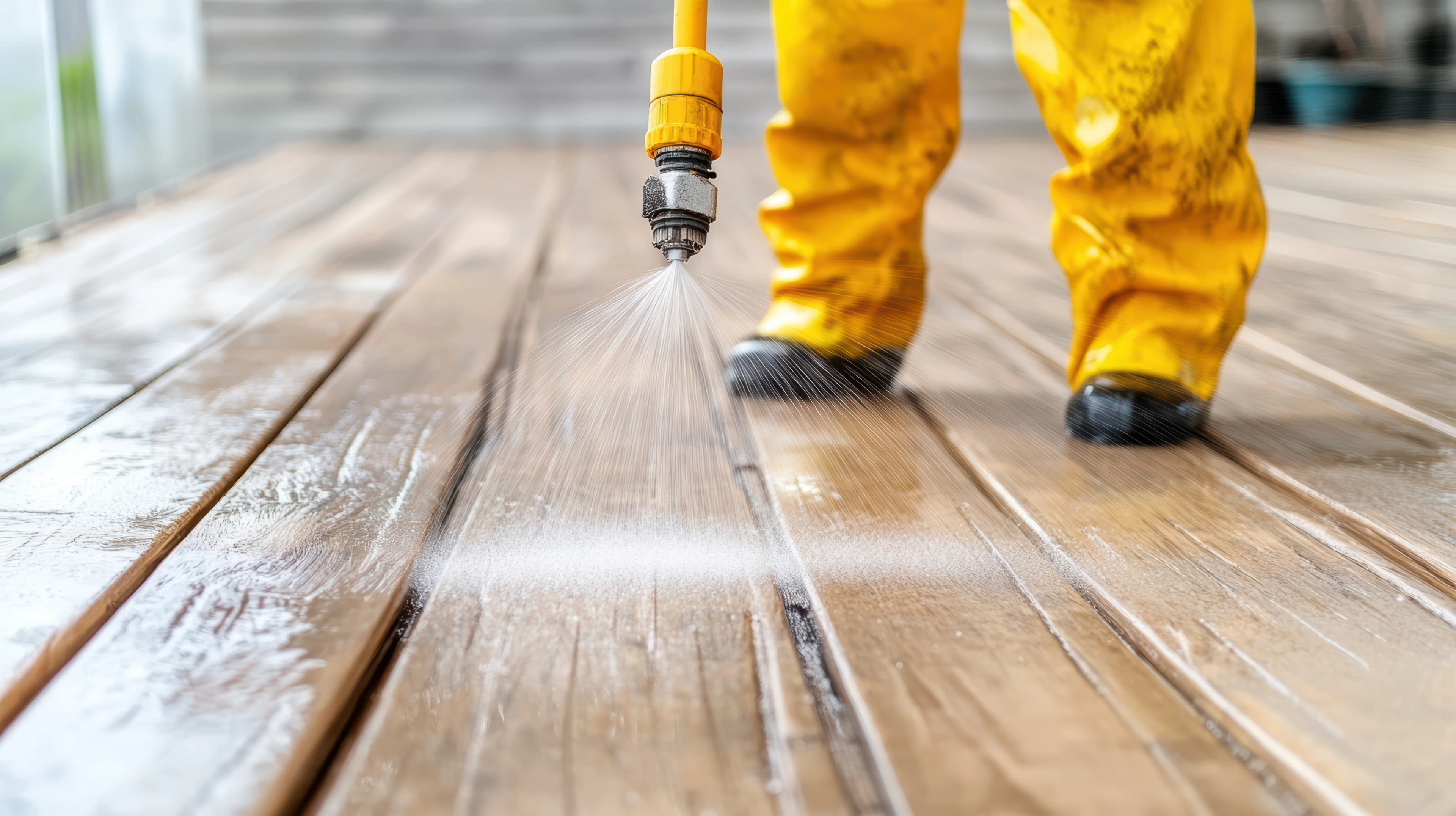 Deck Pressure Washing