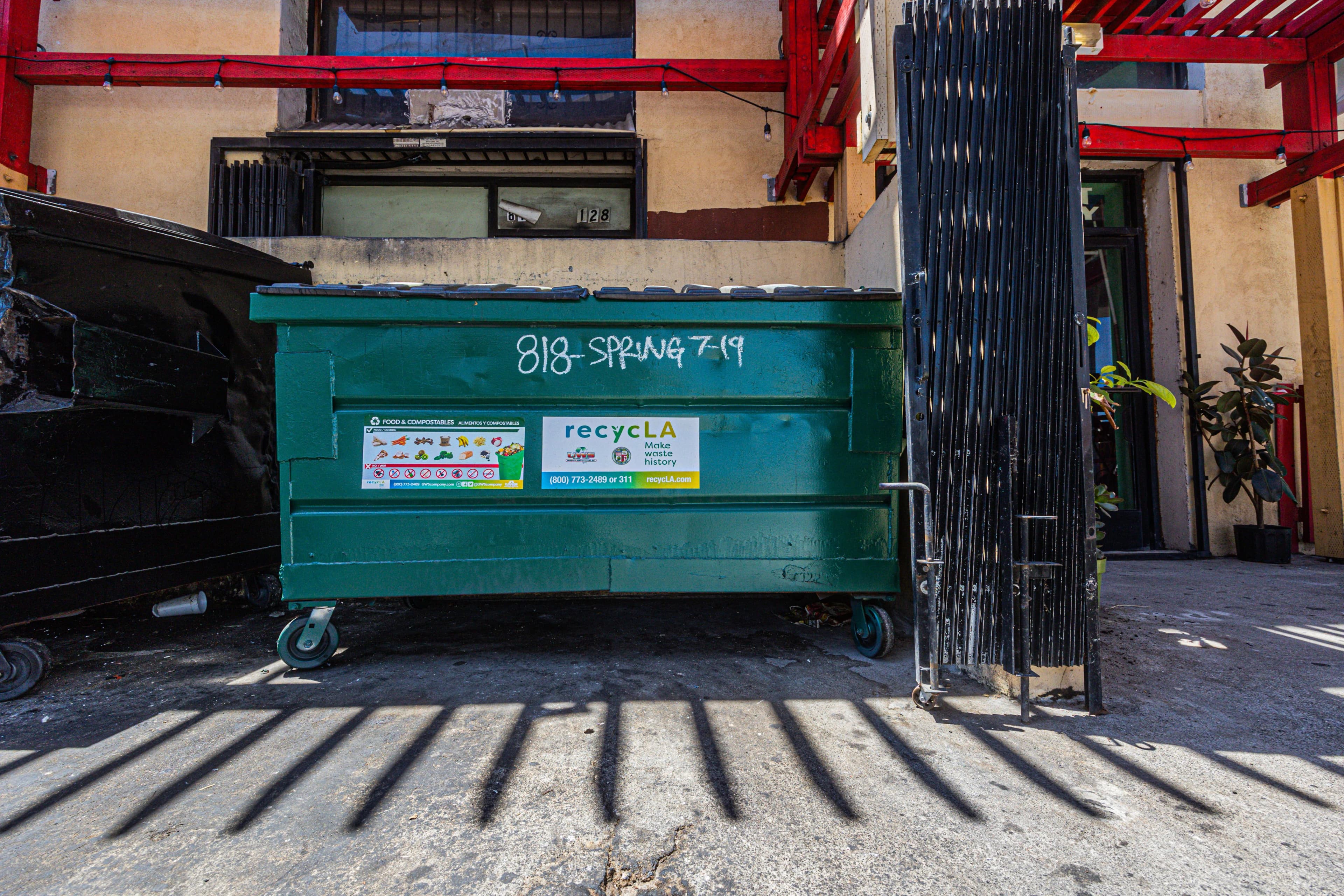 Dumpster Pad Washing