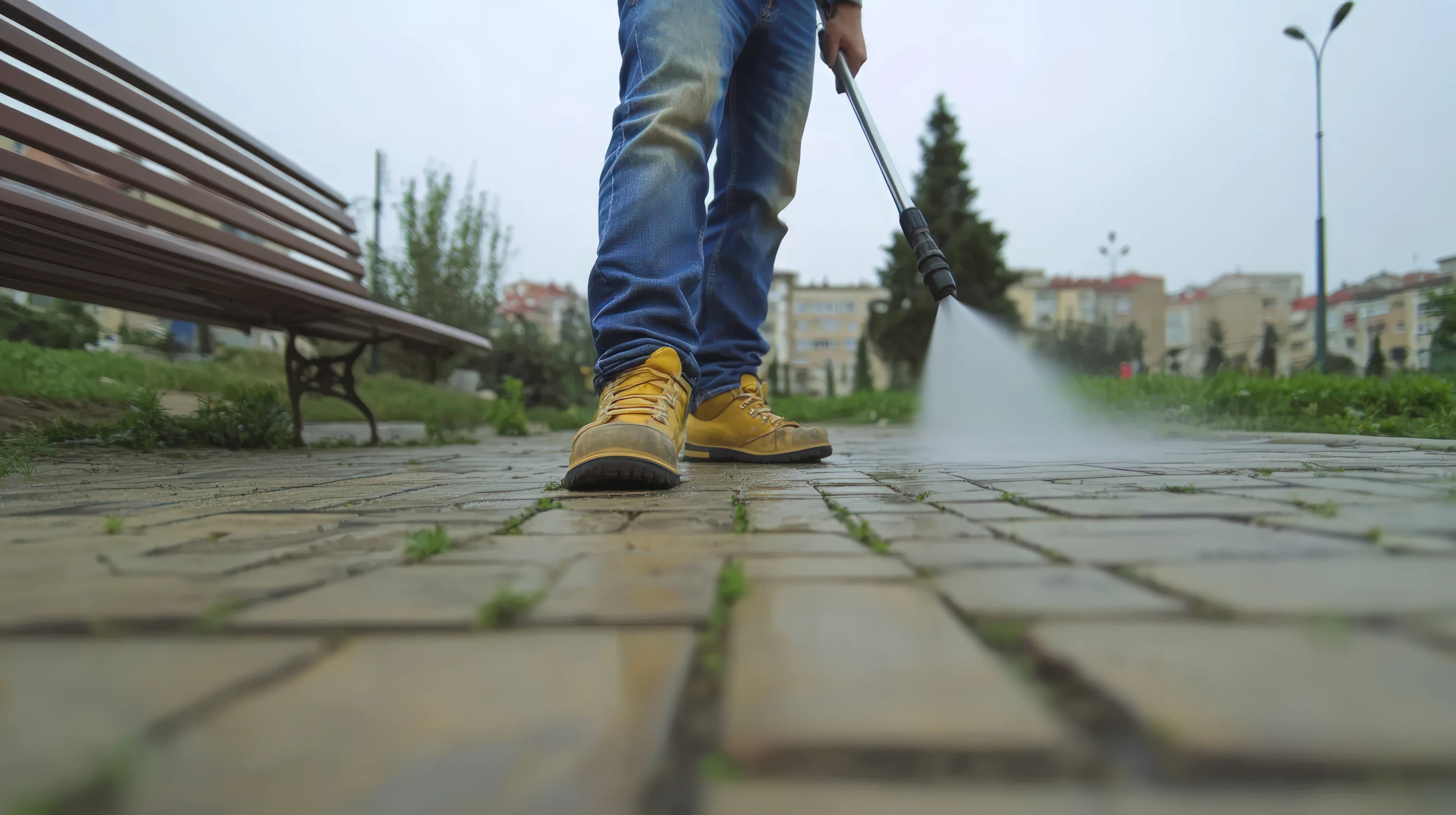 Sidewalk Pressure Washing